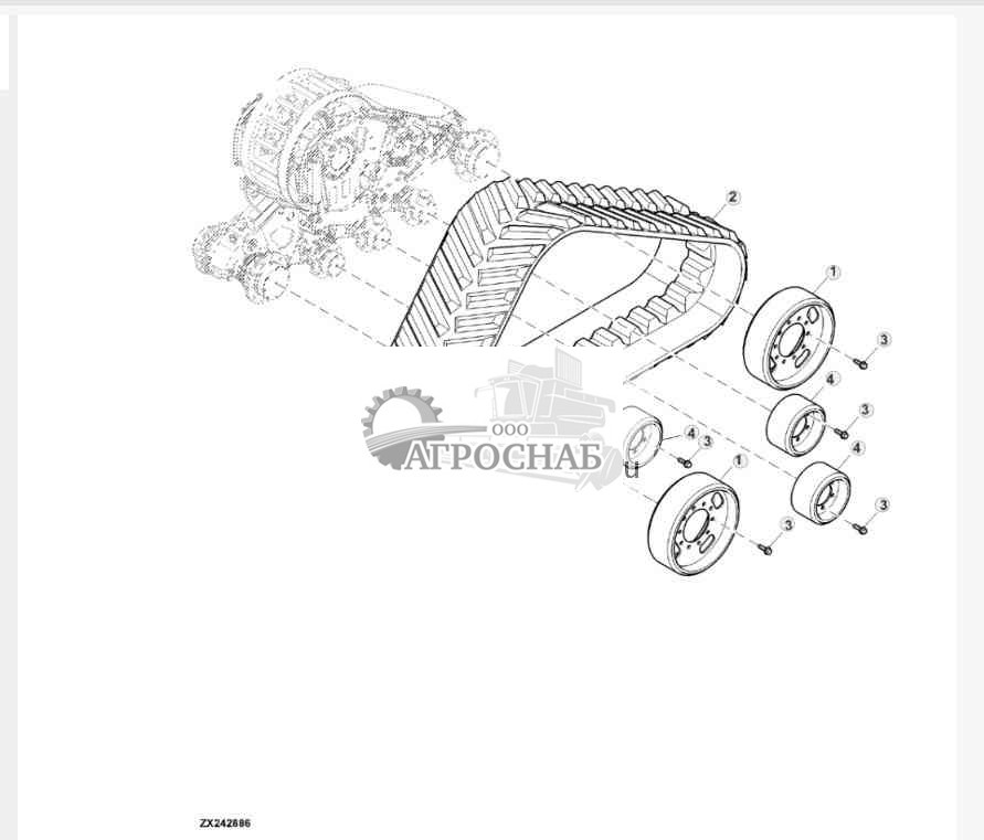 Ремень и колесо 